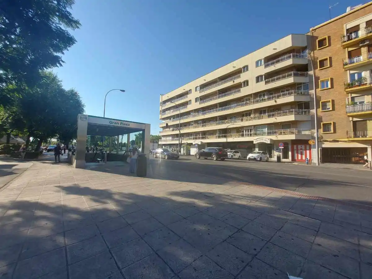 La parada de metro de Gran Plaza situada en la Avenida de Eduardo Dato de Nervión