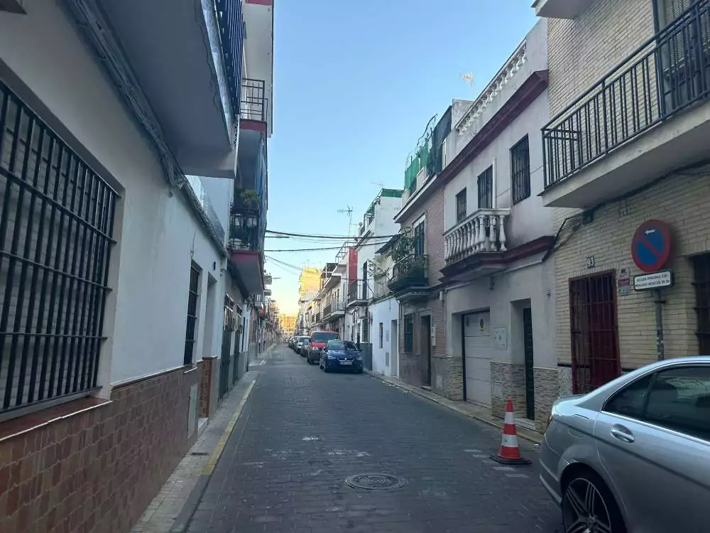 Casitas bajas de la Calle Virgen de la Saletta