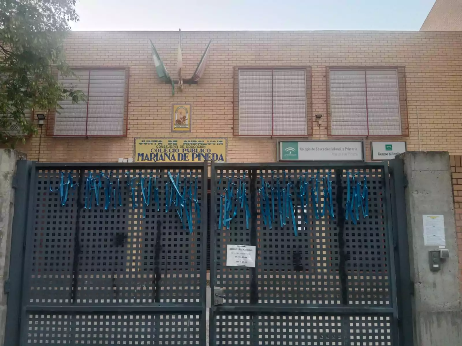 Fachada del Colegio Público Mariana de Pineda